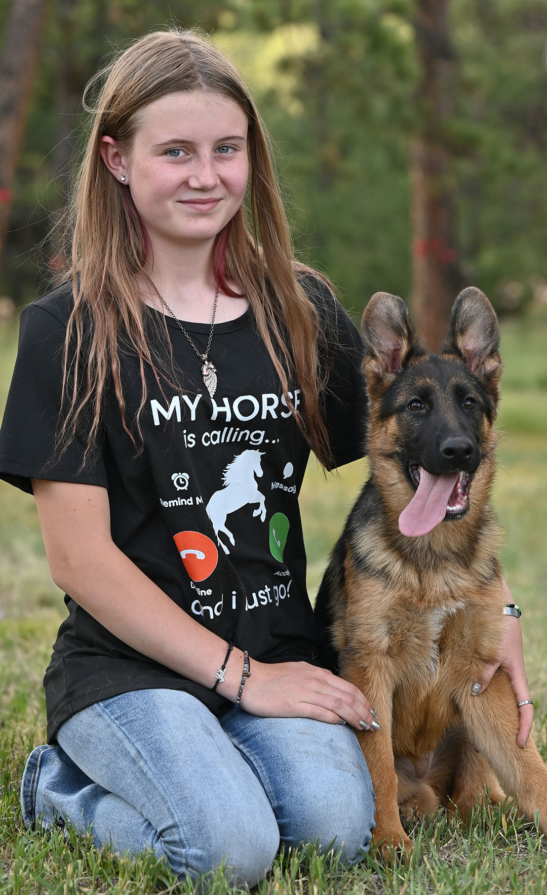 Female German Shepherd puppy